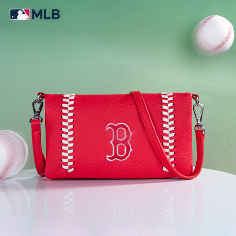 MLB-BR106  MLB Boston Red Sox Team Bi-Fold Clutch/Crossbody