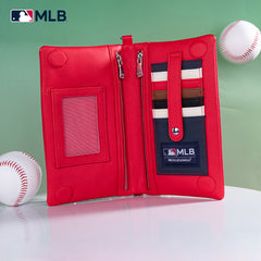 MLB-BR106  MLB Boston Red Sox Team Bi-Fold Clutch/Crossbody