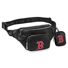 MLB-BR20-320  MLB Boston Red Sox Team Fanny Pack Belt Sling Bag