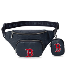 MLB-BR20-320  MLB Boston Red Sox Team Fanny Pack Belt Sling Bag