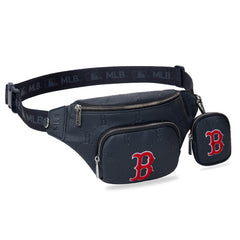 MLB-BR20-320  MLB Boston Red Sox Team Fanny Pack Belt Sling Bag