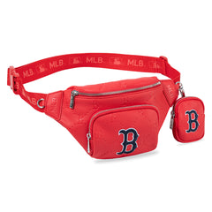 MLB-BR20-320  MLB Boston Red Sox Team Fanny Pack Belt Sling Bag