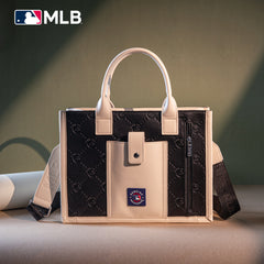 MLB-CU100-100   MLB Chicago Cubs Team Whipstitch Tote/Crossbody