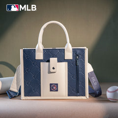 MLB-CU100-100   MLB Chicago Cubs Team Whipstitch Tote/Crossbody