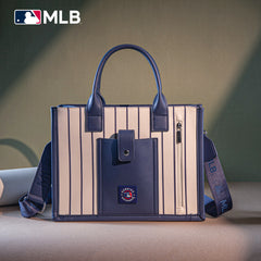 MLB-CU100-100   MLB Chicago Cubs Team Whipstitch Tote/Crossbody