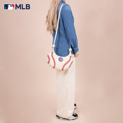 MLB-CU101   MLB Chicago Cubs Team Hobo Bag Shoulder Bag