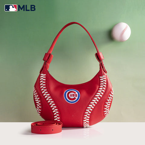 MLB-CU101   MLB Chicago Cubs Team Hobo Bag Shoulder Bag