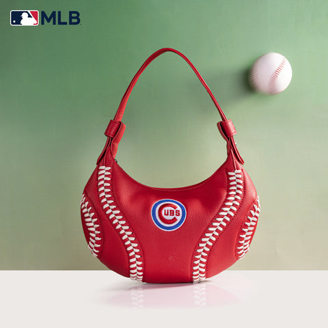 MLB-CU101   MLB Chicago Cubs Team Hobo Bag Shoulder Bag