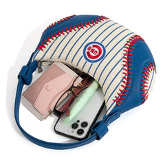 MLB-CU101   MLB Chicago Cubs Team Hobo Bag Shoulder Bag