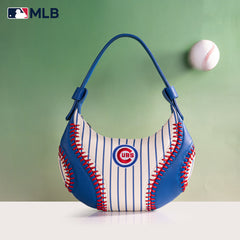 MLB-CU101   MLB Chicago Cubs Team Hobo Bag Shoulder Bag