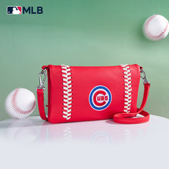 MLB-CU106  MLB Chicago Cubs Team Bi-Fold Clutch/Crossbody