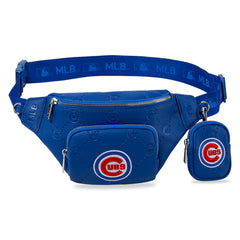 MLB-CU20-320  MLB Chicago Cubs Team  Fanny Pack Belt Sling Bag