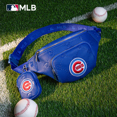 MLB-CU20-320  MLB Chicago Cubs Team  Fanny Pack Belt Sling Bag