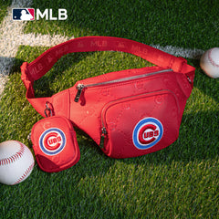 MLB-CU20-320  MLB Chicago Cubs Team  Fanny Pack Belt Sling Bag