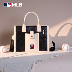 MLB-HA100-100   MLB Houston Astros Team Whipstitch Tote/Crossbody