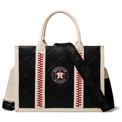 MLB-HA100-100   MLB Houston Astros Team Whipstitch Tote/Crossbody