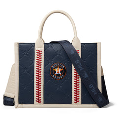 MLB-HA100-100   MLB Houston Astros Team Whipstitch Tote/Crossbody