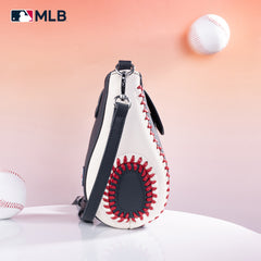 MLB-HA105  MLB Houston Astros Team  Baseball Stitch Crossbody -Navy