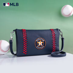 MLB-HA106  MLB Houston Astros Team Bi-Fold Clutch/Crossbody