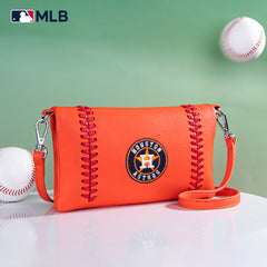 MLB-HA106  MLB Houston Astros Team Bi-Fold Clutch/Crossbody