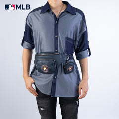 MLB-HA20-320  MLB  Houston Astros Team  Fanny Pack Belt Sling Bag