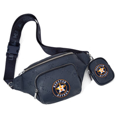 MLB-HA20-320  MLB  Houston Astros Team  Fanny Pack Belt Sling Bag