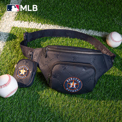 MLB-HA20-320  MLB  Houston Astros Team  Fanny Pack Belt Sling Bag