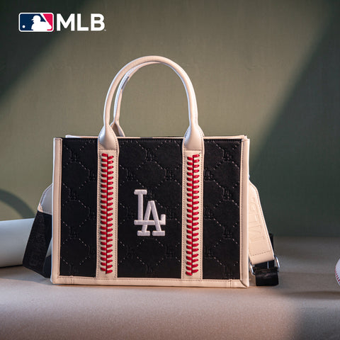 MLB-LA100-100  MLB Los Angeles Dodgers Team Whipstitch Tote/Crossbody