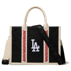 MLB-LA100-100  MLB Los Angeles Dodgers Team Whipstitch Tote/Crossbody