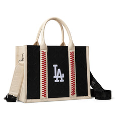 MLB-LA100-100  MLB Los Angeles Dodgers Team Whipstitch Tote/Crossbody