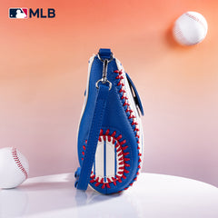 MLB-LA105   MLB Los Angeles Dodgers Team Baseball Stitch Crossbody - Stripe