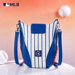 MLB-LA105   MLB Los Angeles Dodgers Team Baseball Stitch Crossbody - Stripe