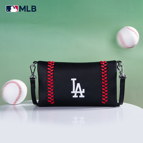 MLB-LA106 MLB Los Angeles Dodgers Team Bi-Fold Clutch/Crossbody