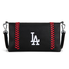 MLB-LA106 MLB Los Angeles Dodgers Team Bi-Fold Clutch/Crossbody