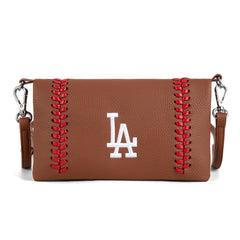 MLB-LA106 MLB Los Angeles Dodgers Team Bi-Fold Clutch/Crossbody