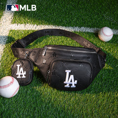 MLB-LA20-320  MLB  Los Angeles Dodgers Team Fanny Pack Belt Sling Bag