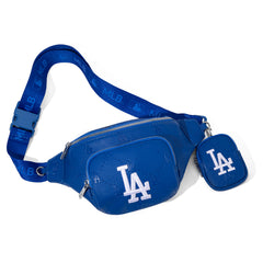 MLB-LA20-320  MLB  Los Angeles Dodgers Team Fanny Pack Belt Sling Bag