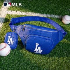 MLB-LA20-320  MLB  Los Angeles Dodgers Team Fanny Pack Belt Sling Bag