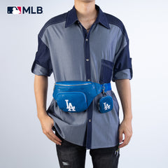 MLB-LA20-320  MLB  Los Angeles Dodgers Team Fanny Pack Belt Sling Bag