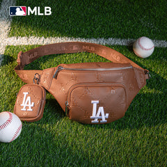 MLB-LA20-320  MLB  Los Angeles Dodgers Team Fanny Pack Belt Sling Bag