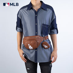 MLB-LA20-320  MLB  Los Angeles Dodgers Team Fanny Pack Belt Sling Bag