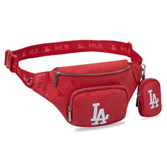 MLB-LA20-320  MLB  Los Angeles Dodgers Team Fanny Pack Belt Sling Bag