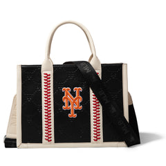 MLB-MT100-100  MLB New York Mets Team Whipstitch Tote/Crossbody