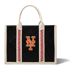 MLB-MT100-100  MLB New York Mets Team Whipstitch Tote/Crossbody