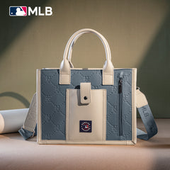 MLB-MT100-100  MLB New York Mets Team Whipstitch Tote/Crossbody