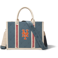 MLB-MT100-100  MLB New York Mets Team Whipstitch Tote/Crossbody