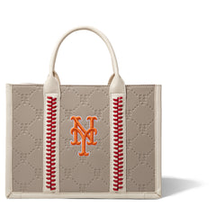 MLB-MT100-100  MLB New York Mets Team Whipstitch Tote/Crossbody