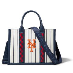 MLB-MT100-100  MLB New York Mets Team Whipstitch Tote/Crossbody