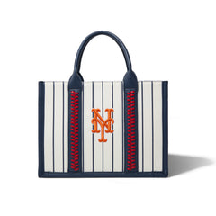 MLB-MT100-100  MLB New York Mets Team Whipstitch Tote/Crossbody