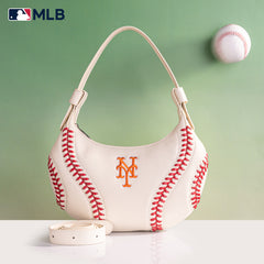 MLB-MT101  MLB New York Mets Team Hobo Bag/Shoulder Bag